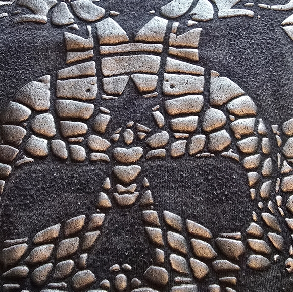 Southpole Embossed Y2K Metallic Eagle Graphic Tee 3XB - Picture 6 of 13